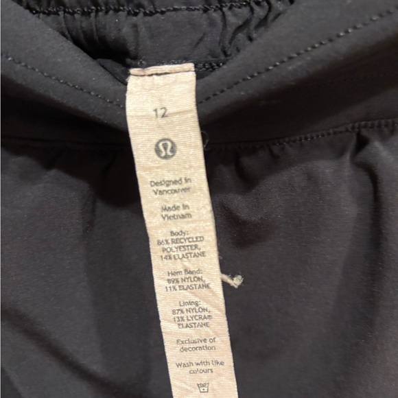 Lululemon Athletica Black A-Line Skirt - Picture 2 of 3